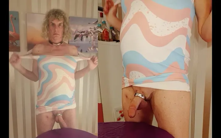 TSLillySophie: Tgirl Anna Shows Her Hard Girlsdick and Big Tits