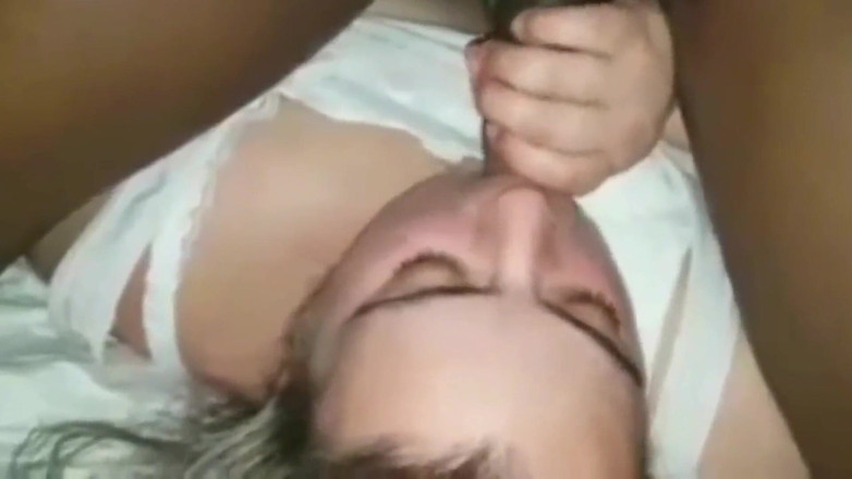 Real homemade BBW BBC porn: Bbwbootyful sucking BBC Nata4sex hard dick facefuck