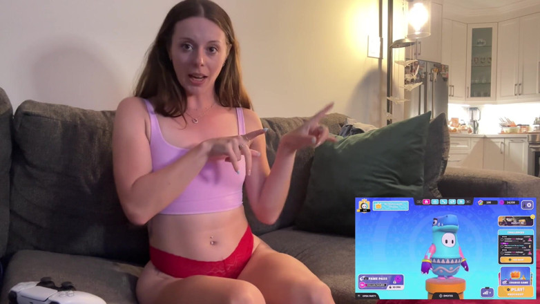 Nadia Foxx: Playing Fall Guys with My Lush in and Trying Not...