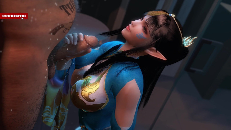 X Hentai: Feng Qing Er animasi dan menggairahkan - animasi 3D