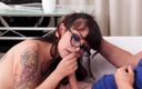 POVR Latinas: Fată latino tatuată studentă futută de director