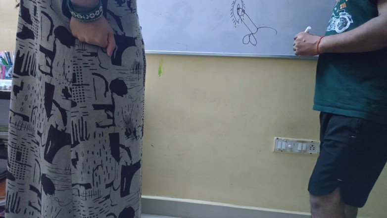 Sexy baby girl: After conducting biology practical, the student was released.