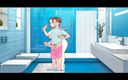 Hentai World: Sexnote accidentally went to a friend shower