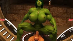 Shehulk विनाश चुदाई कॉकहम सुपरहीरो 40
