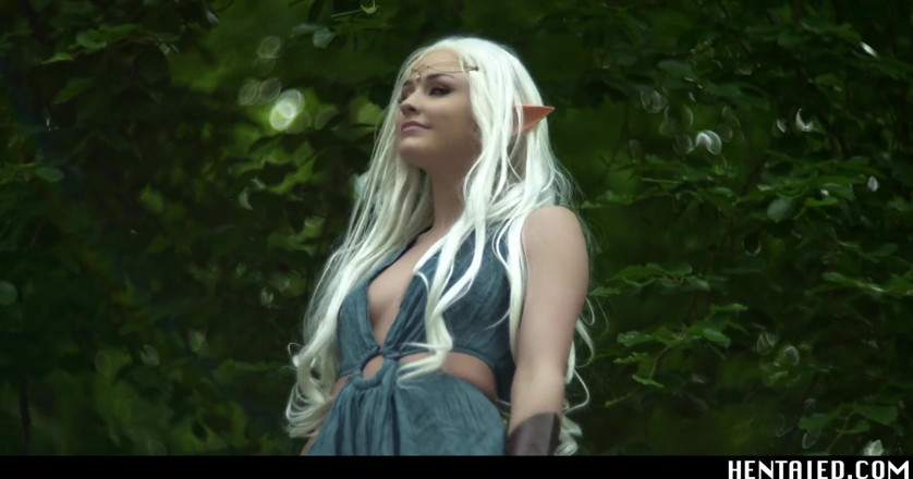 Hentaied: Verkliga livet hentai - Elf mjölkar överallt medan han knullar en stor...