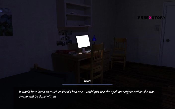 3D cartoon porn: Dream of Desirer - Jena duş alırken Alex izliyor