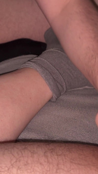 Jerking off @jerkbuddy 's Hot Little Dick Until He Cums