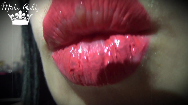 Goddess Misha Goldy: Lipgloss वासना