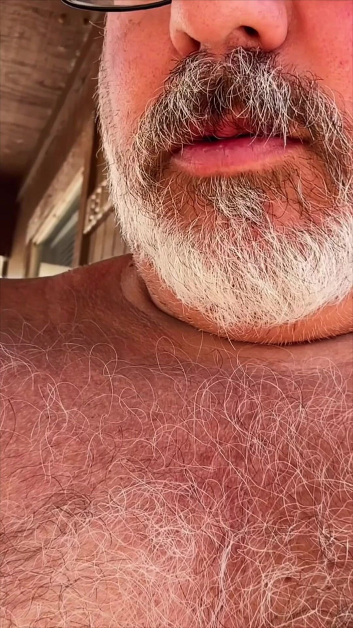 Hand-Free-Daddy-Chub: Orso Paffuto Danzante Nudo Da Vicino Orgasmo Libero a Mani...
