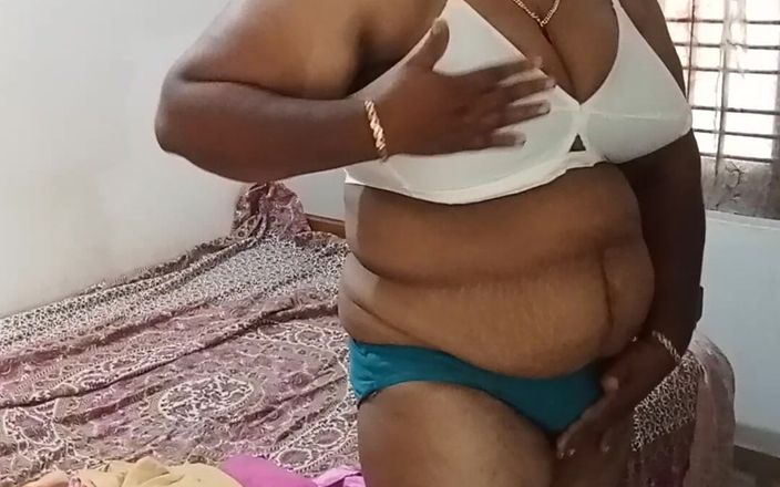 Nilima 22: Indian lady bedroom dress change performance videos