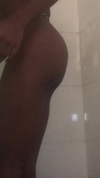 Watch as Ebony Teen Goddess Takes Shower After Fucked by BBC Soapy Shower