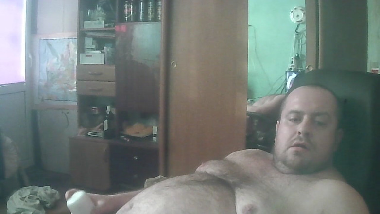 Jerking Perv: Fickt Schwanz mit einer künstlichen Muschi