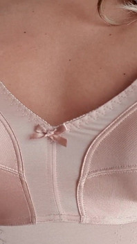 Nude Nylon Vintage Body Bra