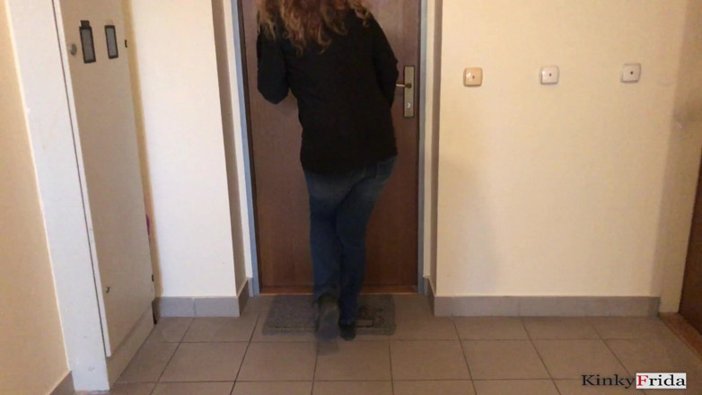 Dominatrix Frida: Pissing compilation - pierced and tattooed girl - pissing pants