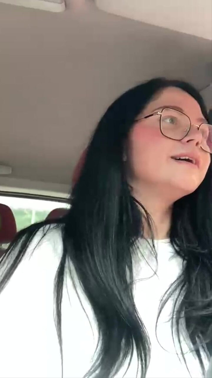 Shione Cooper: Smoking During Driving in My New Glasses