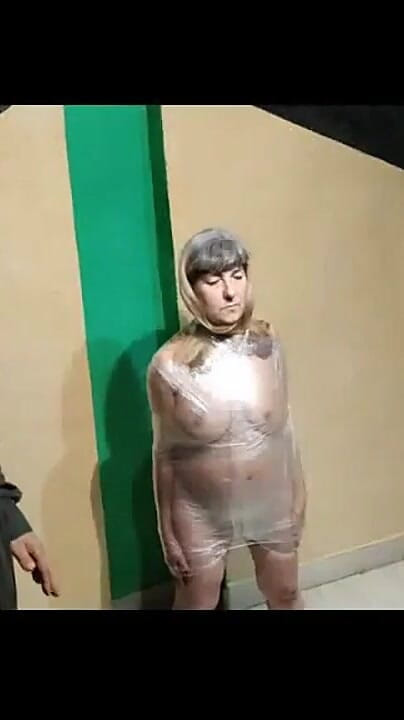 Cellophane with Punishment 1 (Casal Gresopio BDSM)