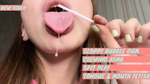 Chewing Gum Porn - Sloppy gum chewing by Adore Tease | Faphouse