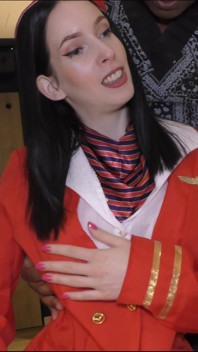 Hungarian Air Hostess Jasmine Jayne Take BBC Creampie