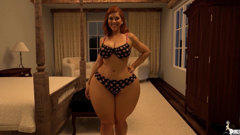 Dukes Hardcore Honeys: Vnadná pawg milf paní Keagan Sexy BBC příběh u postele
