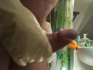 1000punti: Gloves Fuck Cum