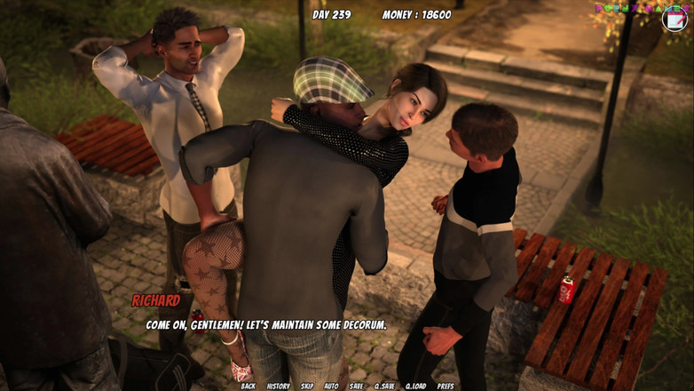 Porny Games: कुल लिसा जांच! ड्रैगोफाइंडर स्टूडियो द्वारा - पार्क में समूह सेक्स 39