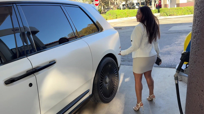 BrandySalazar: Horny Latina Gets Pick up &amp; Fucked in Teddy Tarantino's Rr