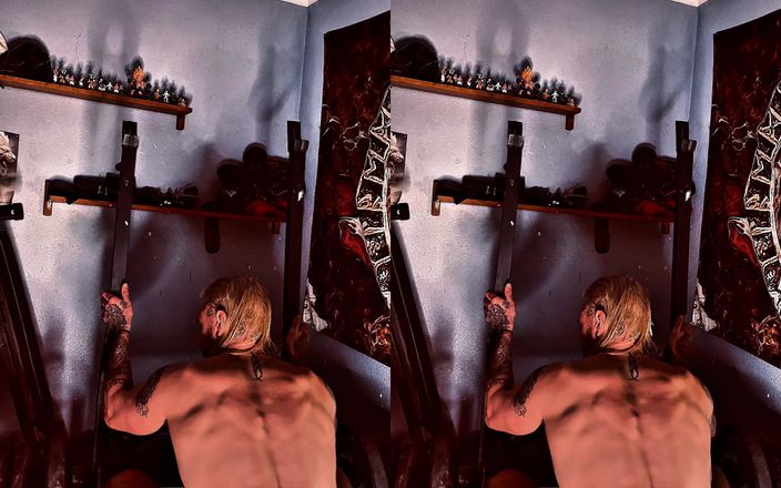 JackSpanish: Tattooed Muscle Solo - Erotic VR Training &amp; Stroking (4k Sbs)