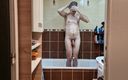 FM Records: Naughty young daddy takes a shower