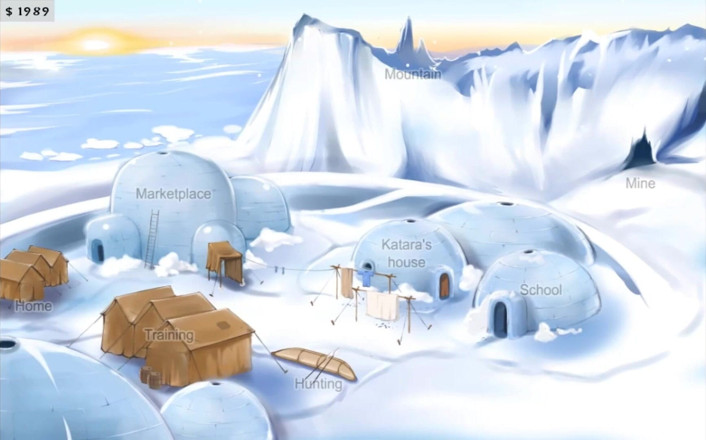 Cartoon Play: Four elements trainer part 13 (Book 1 water) (Slave route)