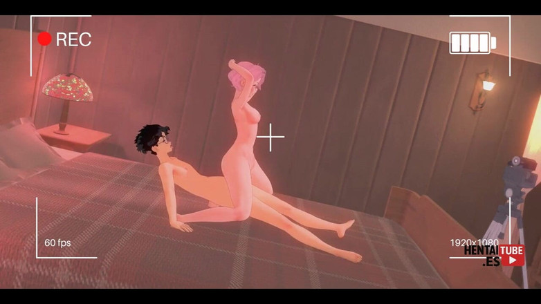 HentaiTubes: Dandadan Hentai - Aira Ridding Okarun's Dick - Asijská japonská Anime Manga