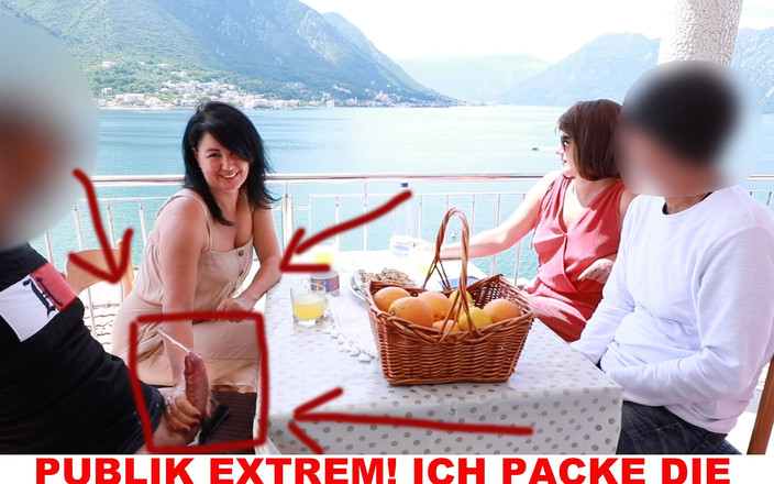 Alexandra Wett: Экстрим на улице! Я распаковываю члены в центре ресторана!