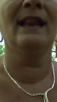 This sexy blonde with big tits and perfect ass is really good at sucking my dick and fucking outdoors