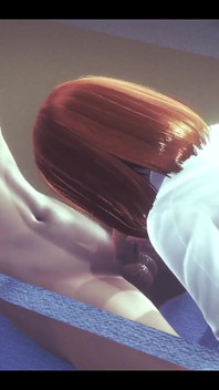 Můj hrdina Akademie Hentai - Uraraka Tvrdý sex s Momo ve vlaku [trojka, honění, kouření, ošukání, creampie...] - japonka