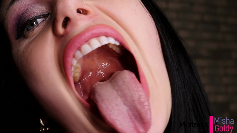 Goddess Misha Goldy: Cum with me everyday during 1 month! Day 13 - Mouth fetish