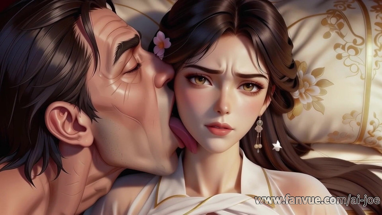 AI-JOE: Awek Cina dalam kostum purba, blowjob terbaik, 3p, dan stimulasi puting,...