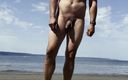 Egg plants good: Nude Beach Jerking