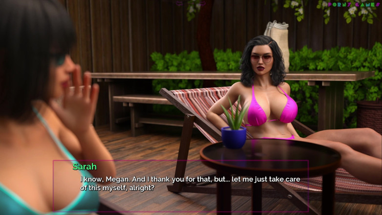 Porny Games: Shut up and Dance - Footjob on the Patio, Stepsis Gets...