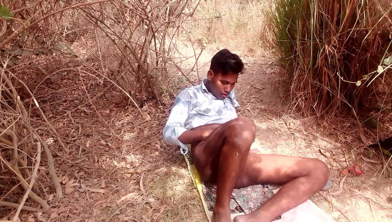 Hotdick_rohit: Desi Teen Boy Ass Fucking with a Big Cucumber Like...