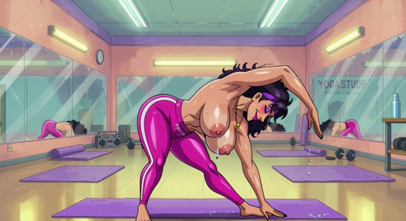 AI Porn: Seksowne animacje jogi