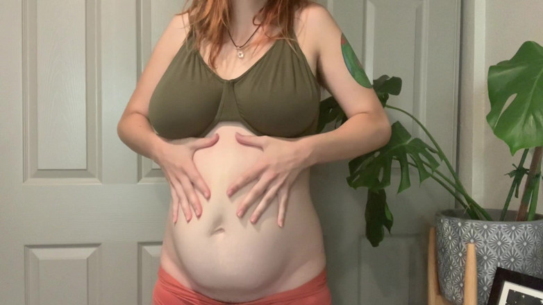 Wookie Princess: Pregnant Belly Worship at 25 Weeks