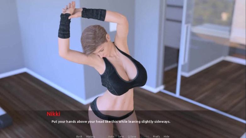 Dirty GamesXxX: Der besuch: MILF mit riesigen titten und einer sexy blondine,...