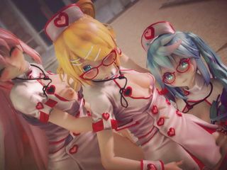 Mmd anime girls: Mmd R-18 anime meisjes sexy dansend (clip 34)