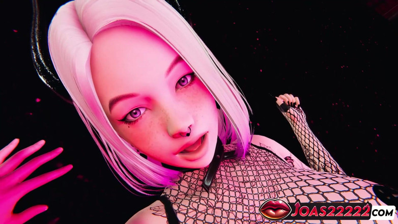 Joas22222: ルアナ・ヴィクトリアの3Dエロティック・アドベンチャー:濡れた指とアナルプレイを伴うBDSMクラブシーン