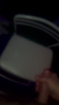 Kinkkire Shoots Big Load Onto White Chair