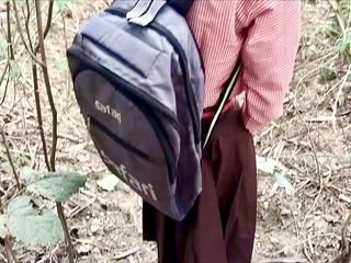 sexyshivani: Indian Desi School Girl Fucked in the Forest Viral Mms