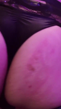 Crossdresser in Fishnet Cum All Over