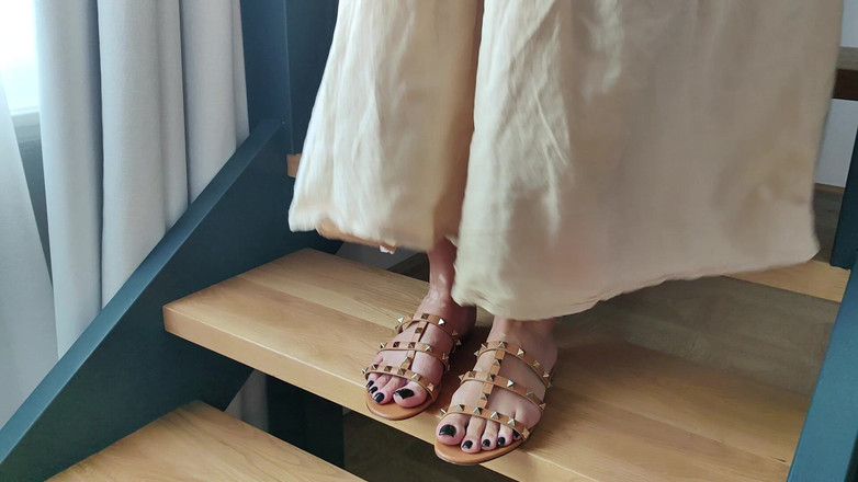 Goddess Lena: POV 샌들 성기
