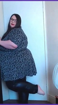SSBBW sfilata di moda perizoma e collant