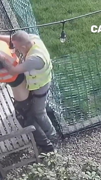 Security Cam Caught the Old Mature Hung Boss with His Workmate