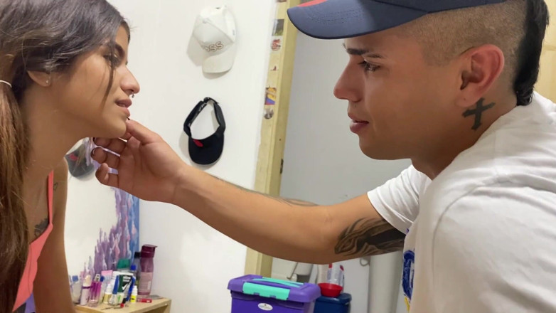 SaritaHott: My Stepsister Is in Her Room Her Beautiful Nails but...